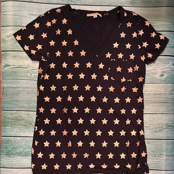 GAP Navy Blue and Cream Star Tee - Picture 1 of 3